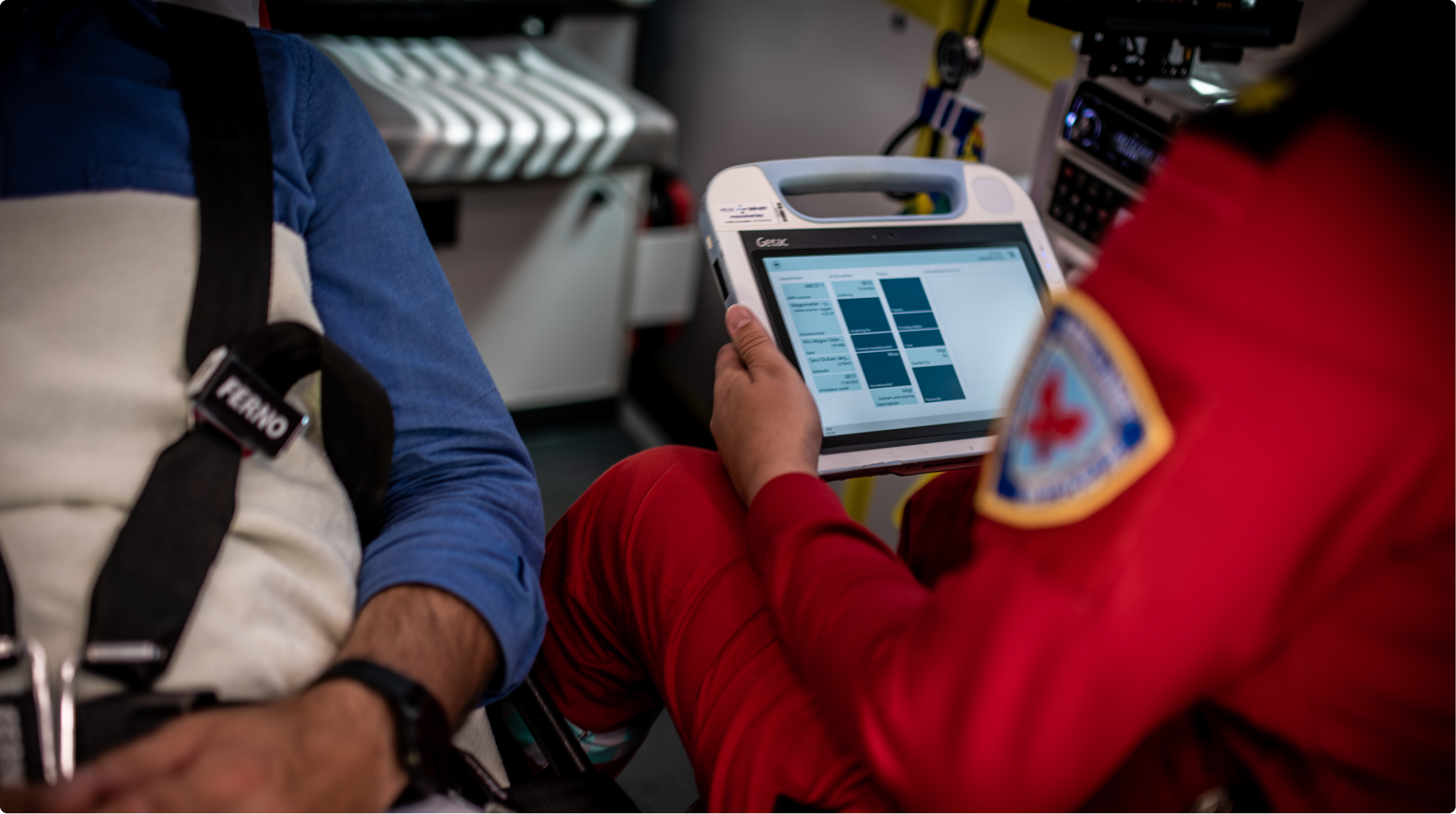 ambulanceredder bruger den præhospitale patientjournal EWA