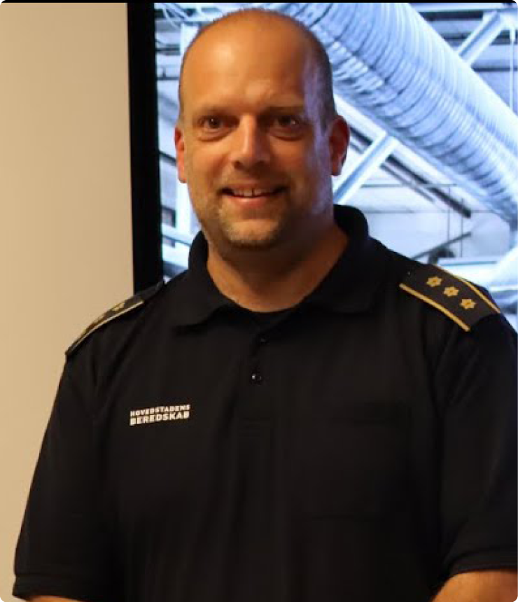 Christoffer Nygaard Drifts- og udviklingschef for 112-alarm- og operationscentralen i Københavns Brandvæsen